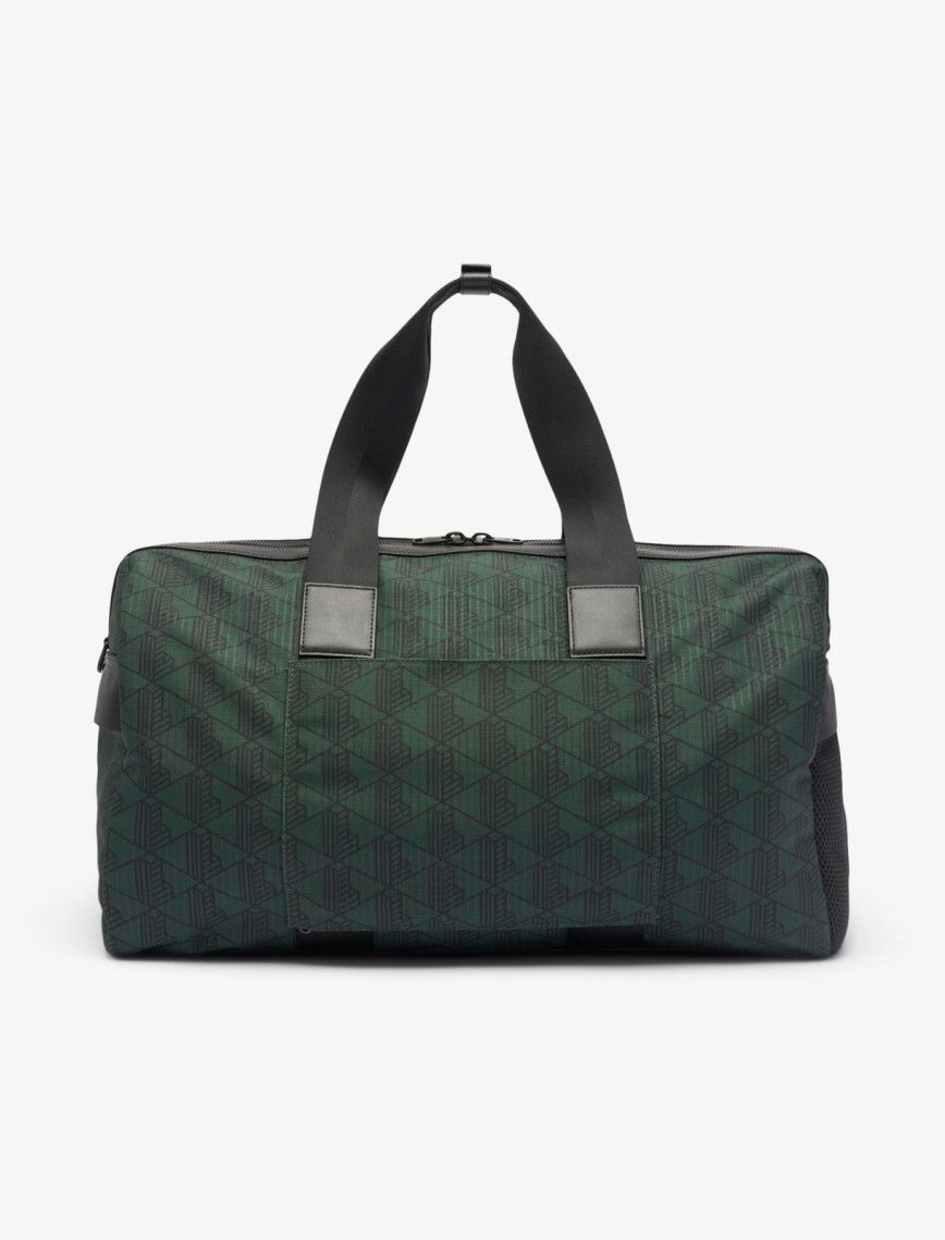 Lacoste Erkek Monogram Siyah Spor Çantası Lacoste Erkek Monogram Siyah Spor Çantası