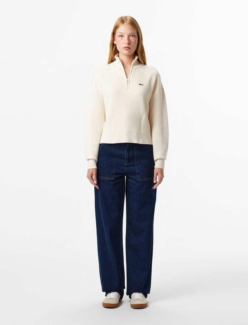 Lacoste Kadın Stragiht Fit Koyu Gri Pantolon Lacoste Kadın Stragiht Fit Koyu Gri Pantolon