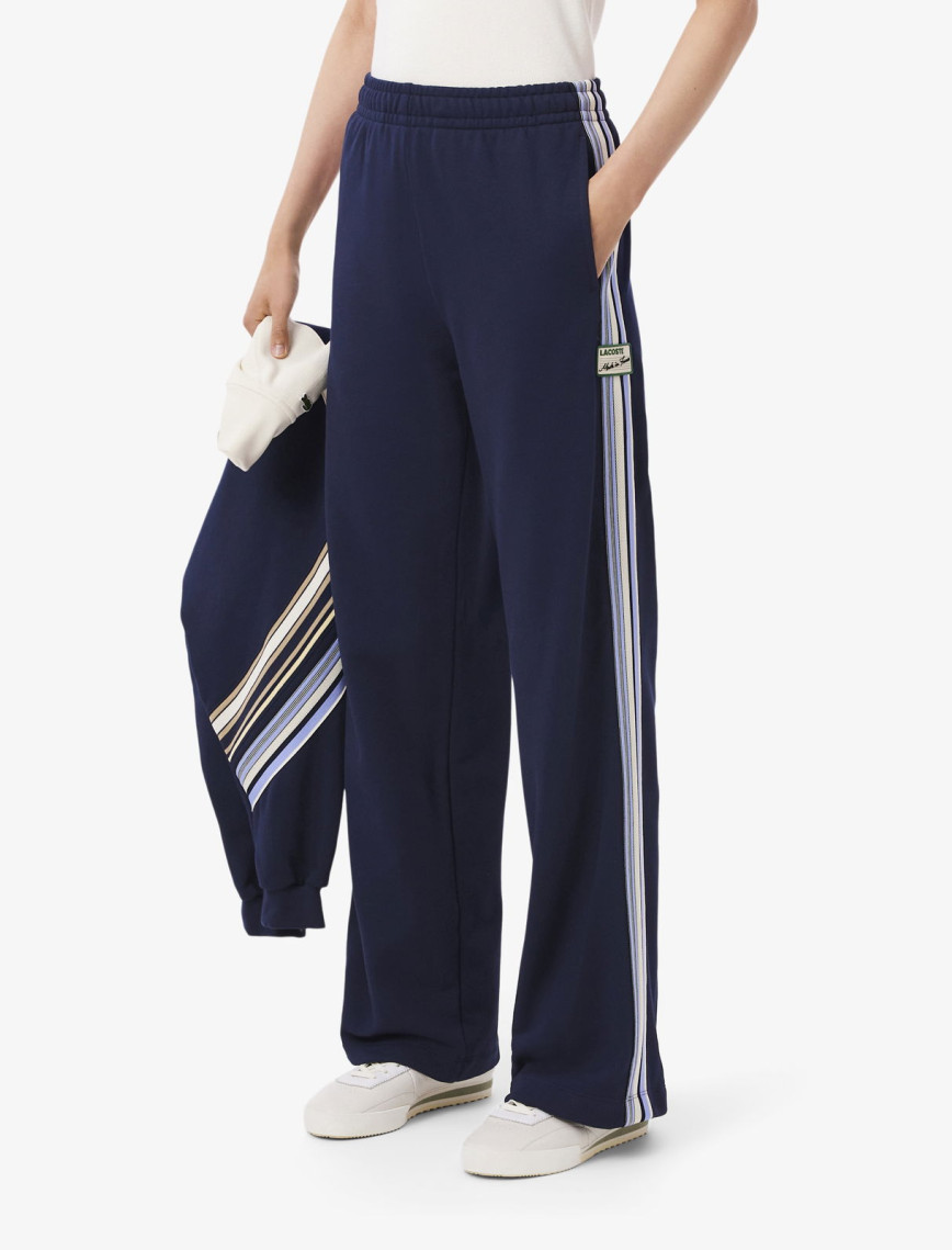 Lacoste Kadın Wide Leg Lacivert Eşofman Altı Lacoste Kadın Wide Leg Lacivert Eşofman Altı