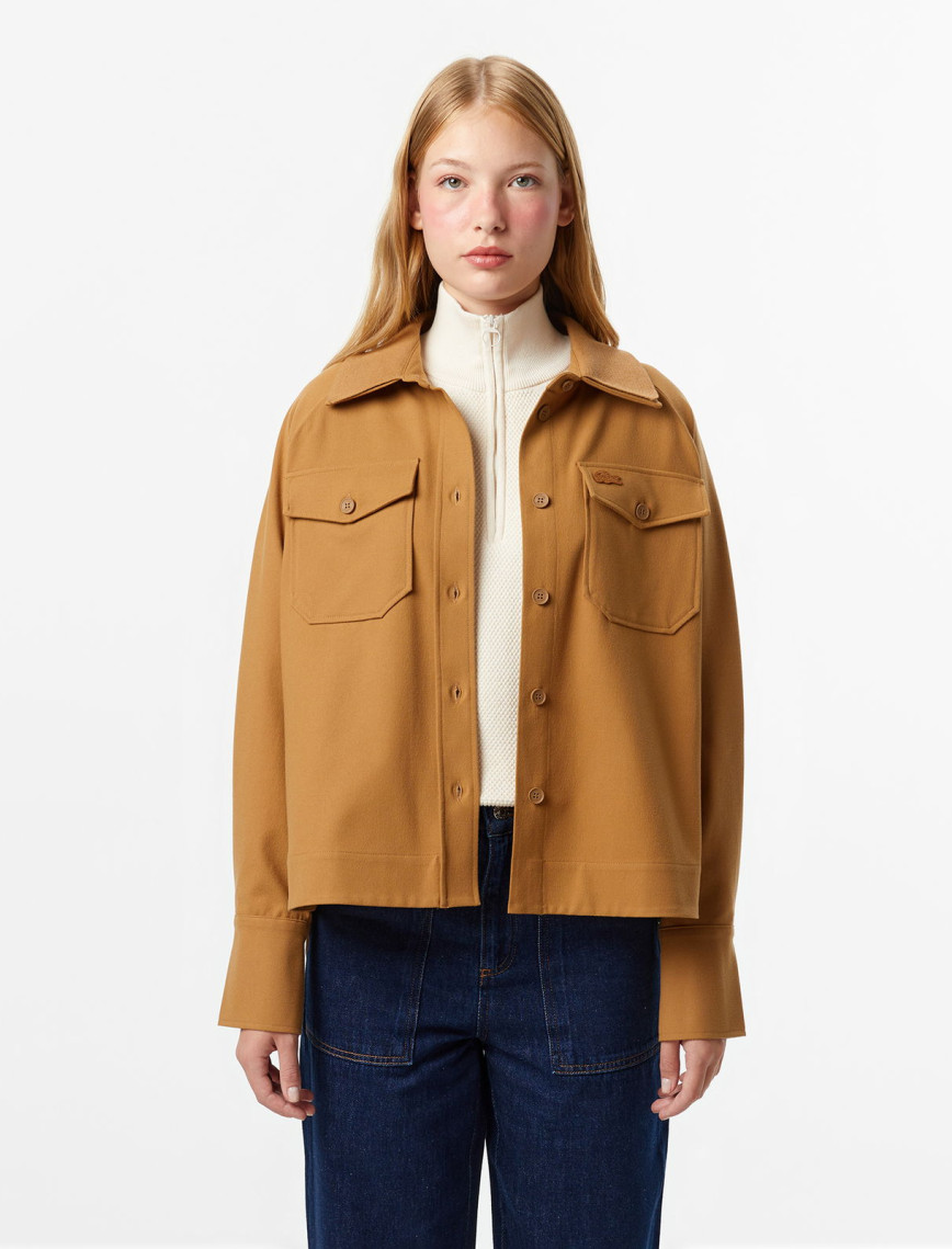 Lacoste Kadın Kahverengi Gömlek Lacoste Kadın Kahverengi Gömlek