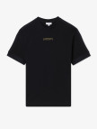 Lacoste Erkek Loose Fit Bisiklet Yaka Baskılı Siyah T-Shirt Lacoste Erkek Loose Fit Bisiklet Yaka Baskılı Siyah T-Shirt