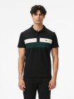 Lacoste Erkek Regular Fit Renk Bloklu Siyah Polo Lacoste Erkek Regular Fit Renk Bloklu Siyah Polo