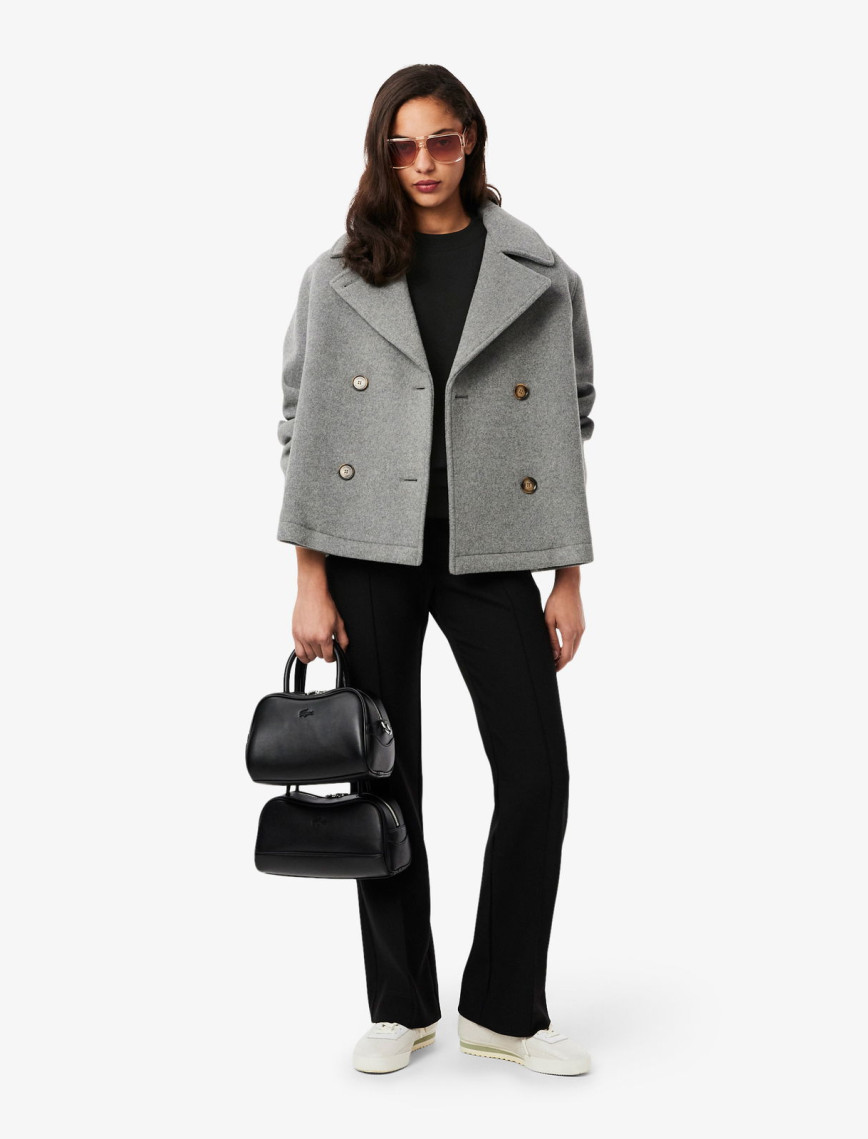 Lacoste Kadın Relaxed Fit Bisiklet Yaka Siyah Sweatshirt Lacoste Kadın Relaxed Fit Bisiklet Yaka Siyah Sweatshirt