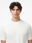 Lacoste Erkek Oversize Fit Bisiklet Yaka Beyaz T-Shirt Lacoste Erkek Oversize Fit Bisiklet Yaka Beyaz T-Shirt