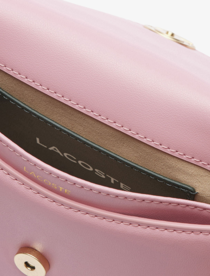 Lacoste Small Tennis Bliss Kadın Deri Pembe Omuz Çantası Lacoste Small Tennis Bliss Kadın Deri Pembe Omuz Çantası