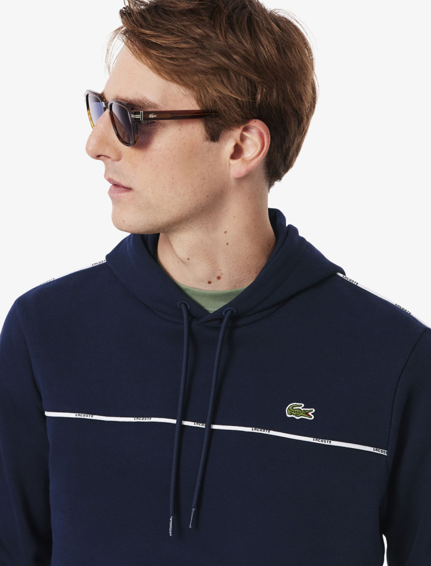 Lacoste Erkek Classic Fit Kapüşonlu Lacivert Sweatshirt Lacoste Erkek Classic Fit Kapüşonlu Lacivert Sweatshirt