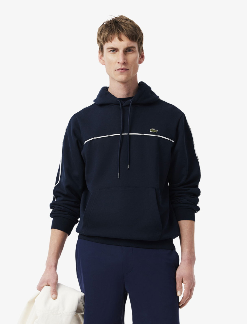 Lacoste Erkek Classic Fit Kapüşonlu Lacivert Sweatshirt Lacoste Erkek Classic Fit Kapüşonlu Lacivert Sweatshirt