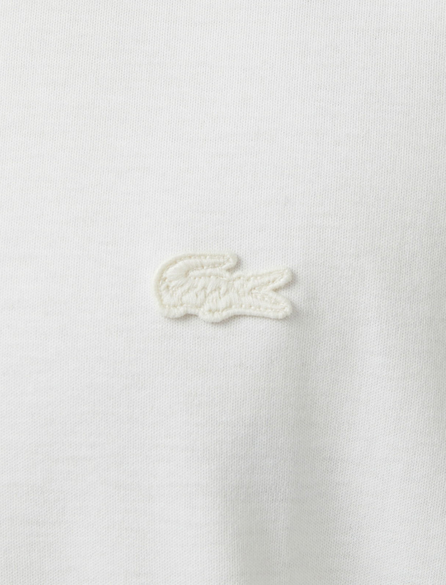 Lacoste Erkek Oversize Fit Bisiklet Yaka Beyaz T-Shirt Lacoste Erkek Oversize Fit Bisiklet Yaka Beyaz T-Shirt