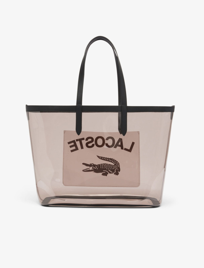 Lacoste Anna Kadın Baskılı Siyah Omuz Çantası