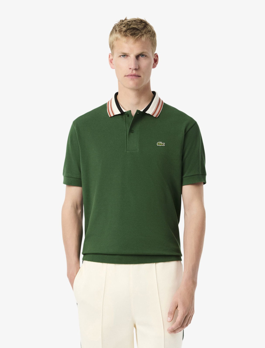 Lacoste Erkek Classic Fit Yeşil Polo Lacoste Erkek Classic Fit Yeşil Polo