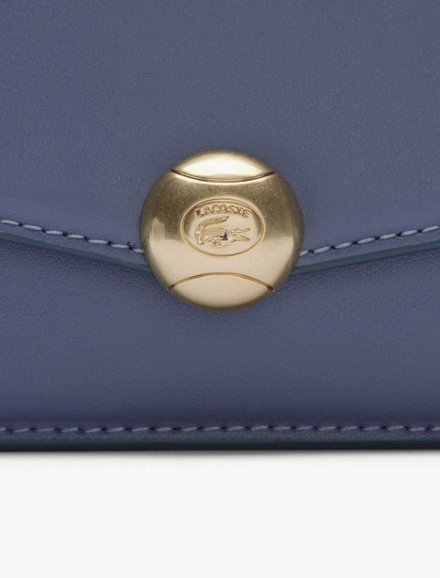 Lacoste Small Tennis Bliss Kadın Deri Mavi Omuz Çantası Lacoste Small Tennis Bliss Kadın Deri Mavi Omuz Çantası