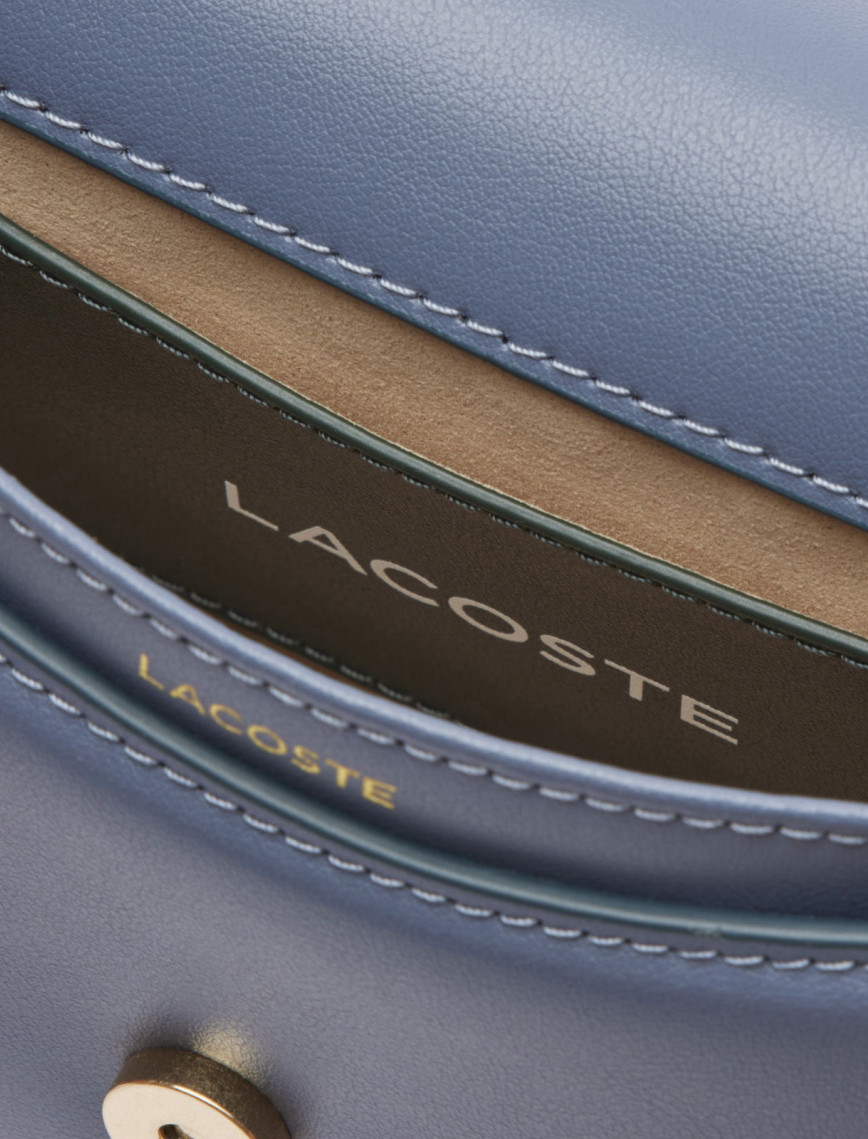 Lacoste Small Tennis Bliss Kadın Deri Mavi Omuz Çantası Lacoste Small Tennis Bliss Kadın Deri Mavi Omuz Çantası