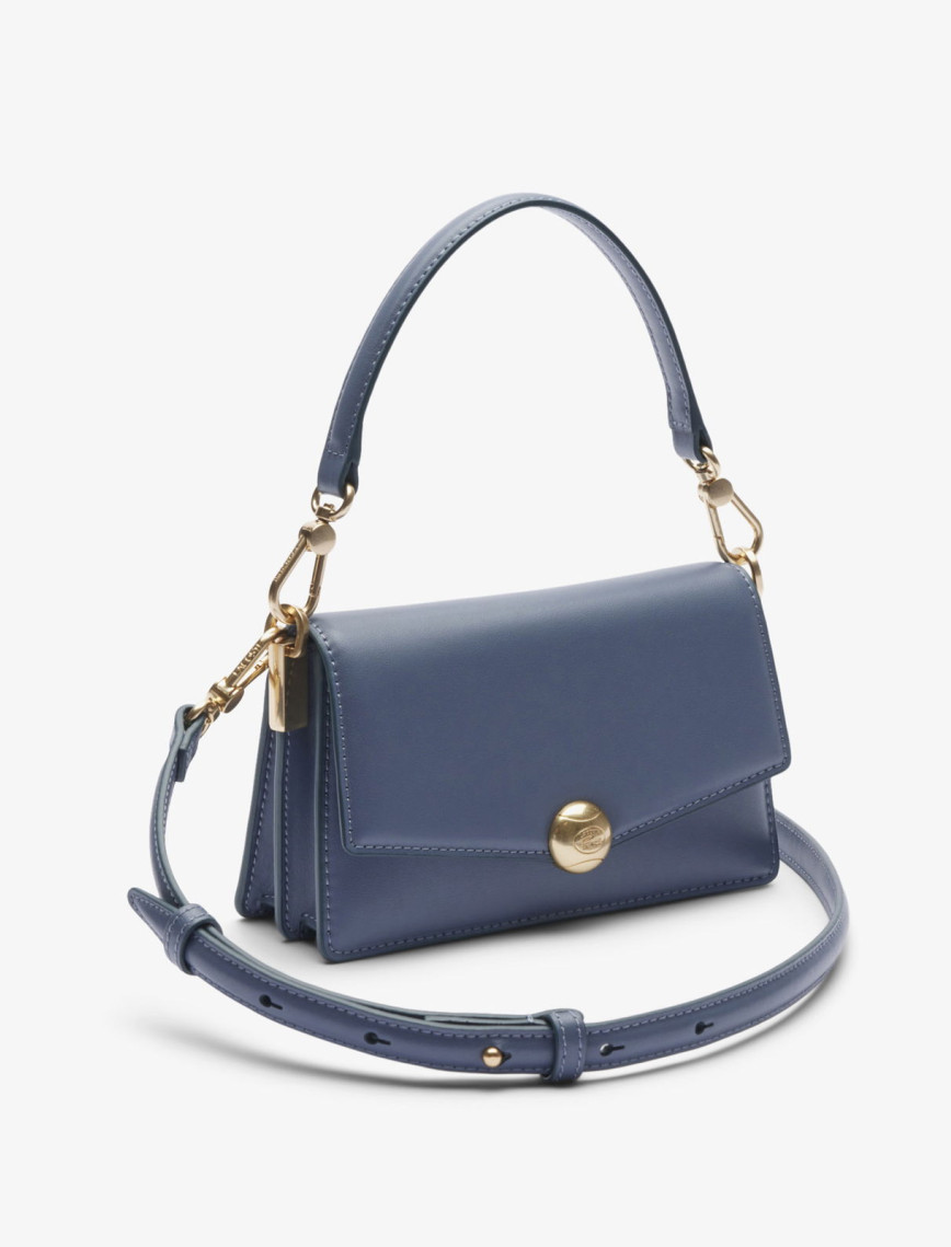 Lacoste Small Tennis Bliss Kadın Deri Mavi Omuz Çantası Lacoste Small Tennis Bliss Kadın Deri Mavi Omuz Çantası