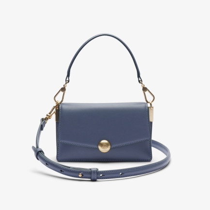 Lacoste Small Tennis Bliss Kadın Deri Mavi Omuz Çantası