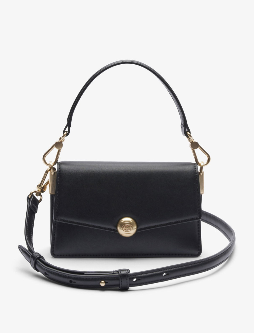 Lacoste Small Tennis Bliss Kadın Deri Siyah Omuz Çantası Lacoste Small Tennis Bliss Kadın Deri Siyah Omuz Çantası