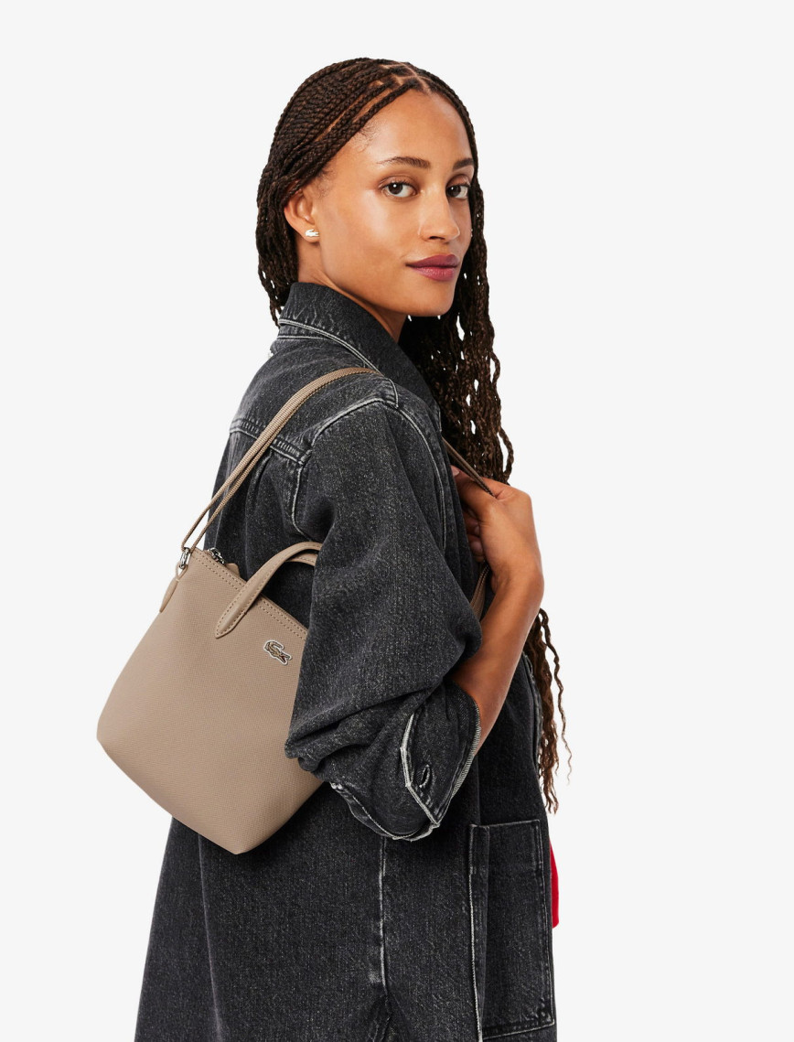 Lacoste L.12.12 Kadın Bej Postacı Çantası