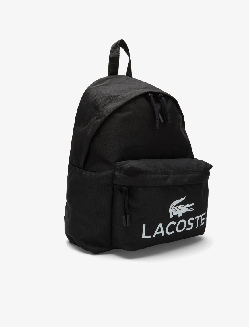 Lacoste Erkek Baskılı Siyah Sırt Çantası Lacoste Erkek Baskılı Siyah Sırt Çantası