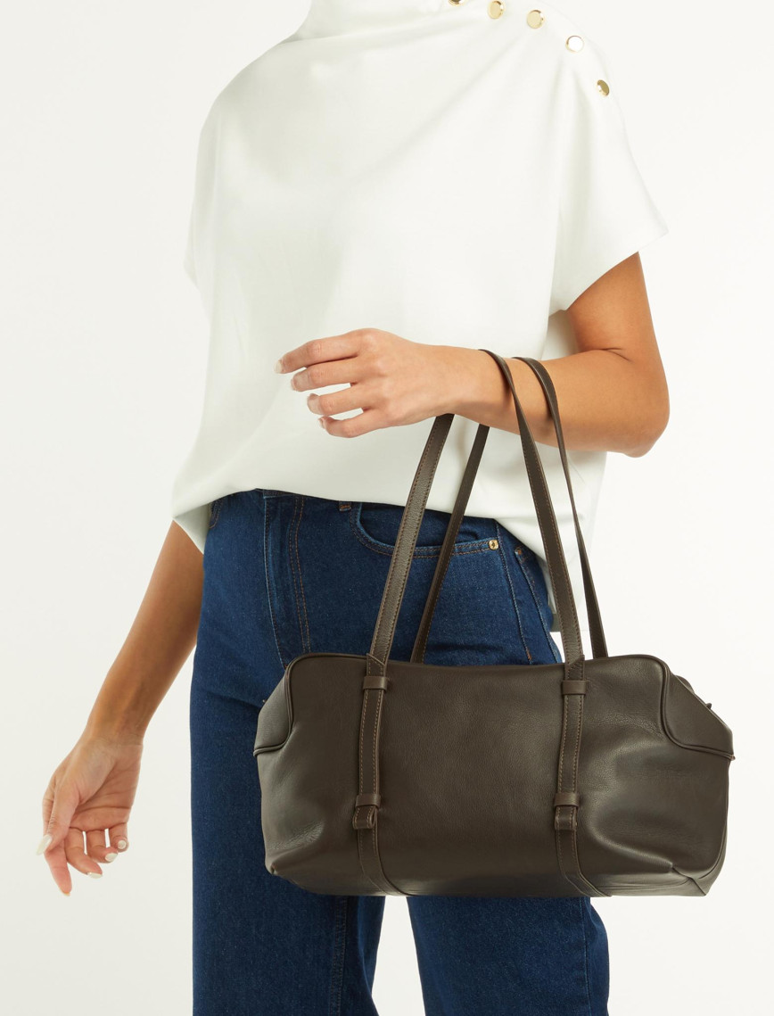 Network Kadın Kahverengi Deri Çanta Network Kadın Kahverengi Deri Çanta