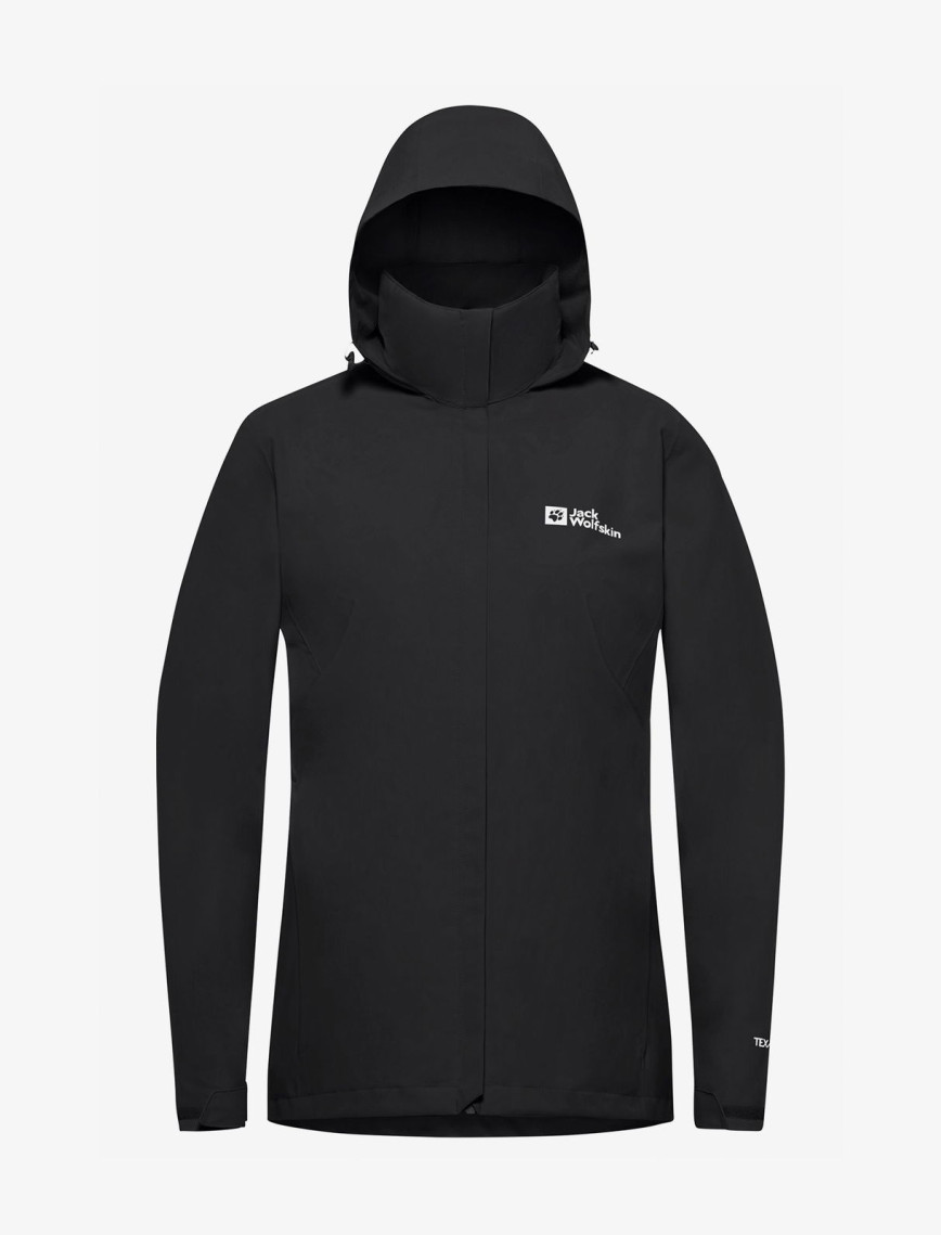 Jack Wolfskin Trailtime 2L Kadın Siyah Outdoor Ceket