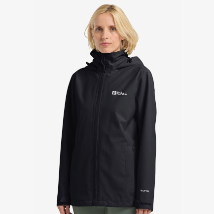 Jack Wolfskin Trailtime 2L Kadın Siyah Outdoor Ceket Jack Wolfskin Trailtime 2L Kadın Siyah Outdoor Ceket