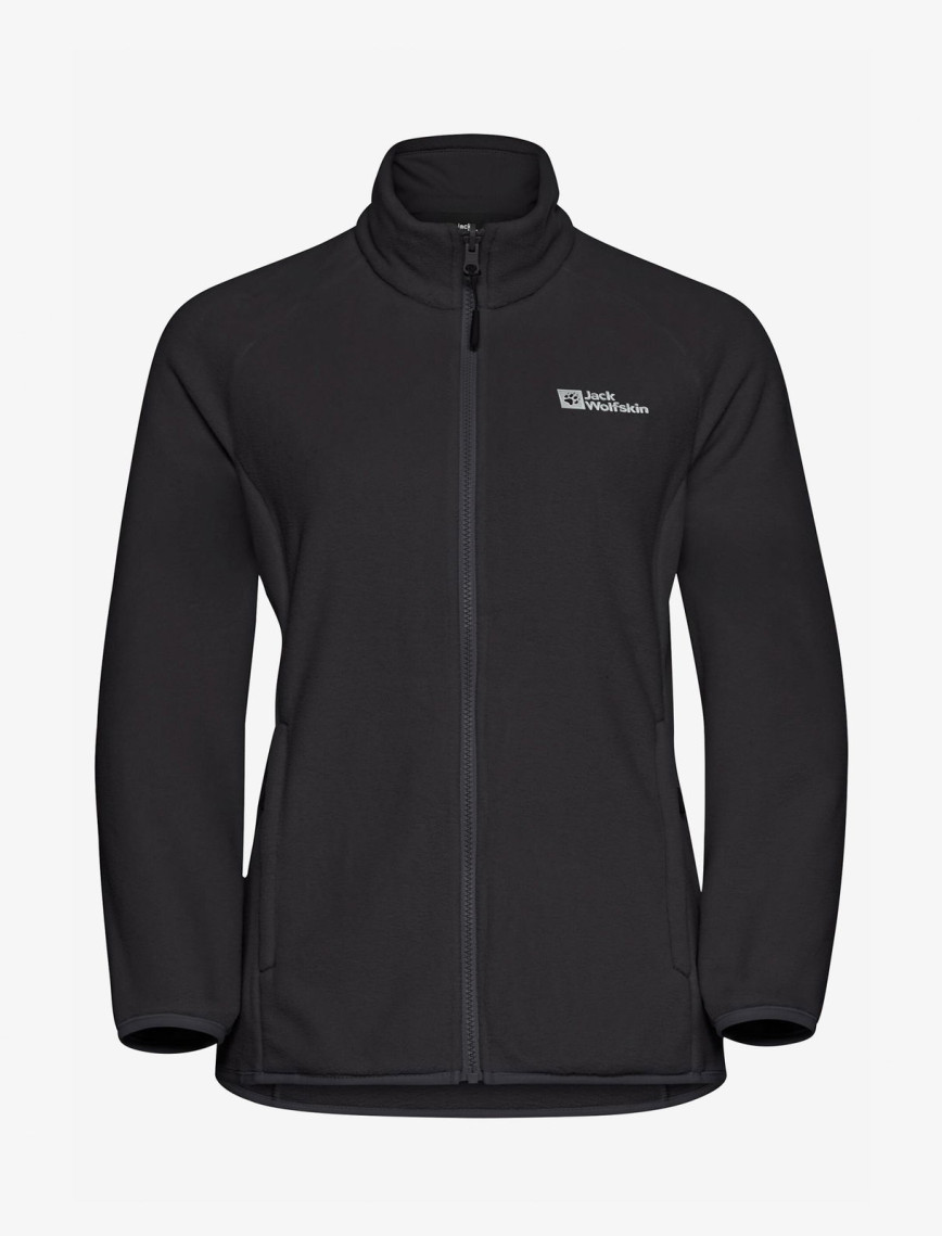 Jack Wolfskin Moonrise Kadın Siyah Outdoor Polar Jack Wolfskin Moonrise Kadın Siyah Outdoor Polar