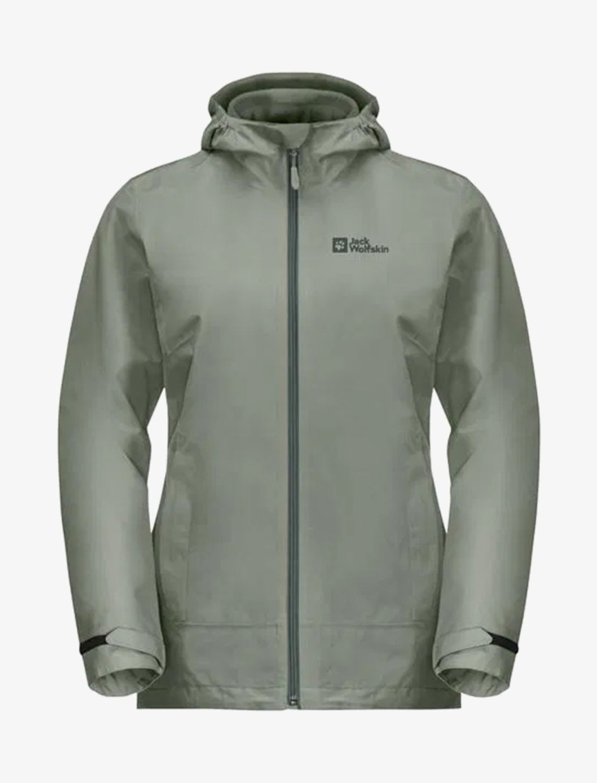 Jack Wolfskin Moonrise 3in1 Kadın Yeşil Outdoor Ceket