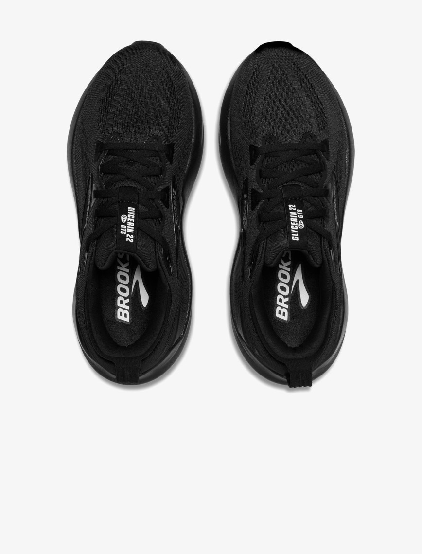 Brooks Glycerin GTS 22 Erkek Siyah Koşu Ayakkabısı