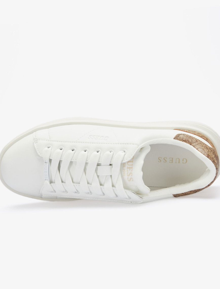 Guess Elbina Logo Kadın Beyaz Sneaker Guess Elbina Logo Kadın Beyaz Sneaker