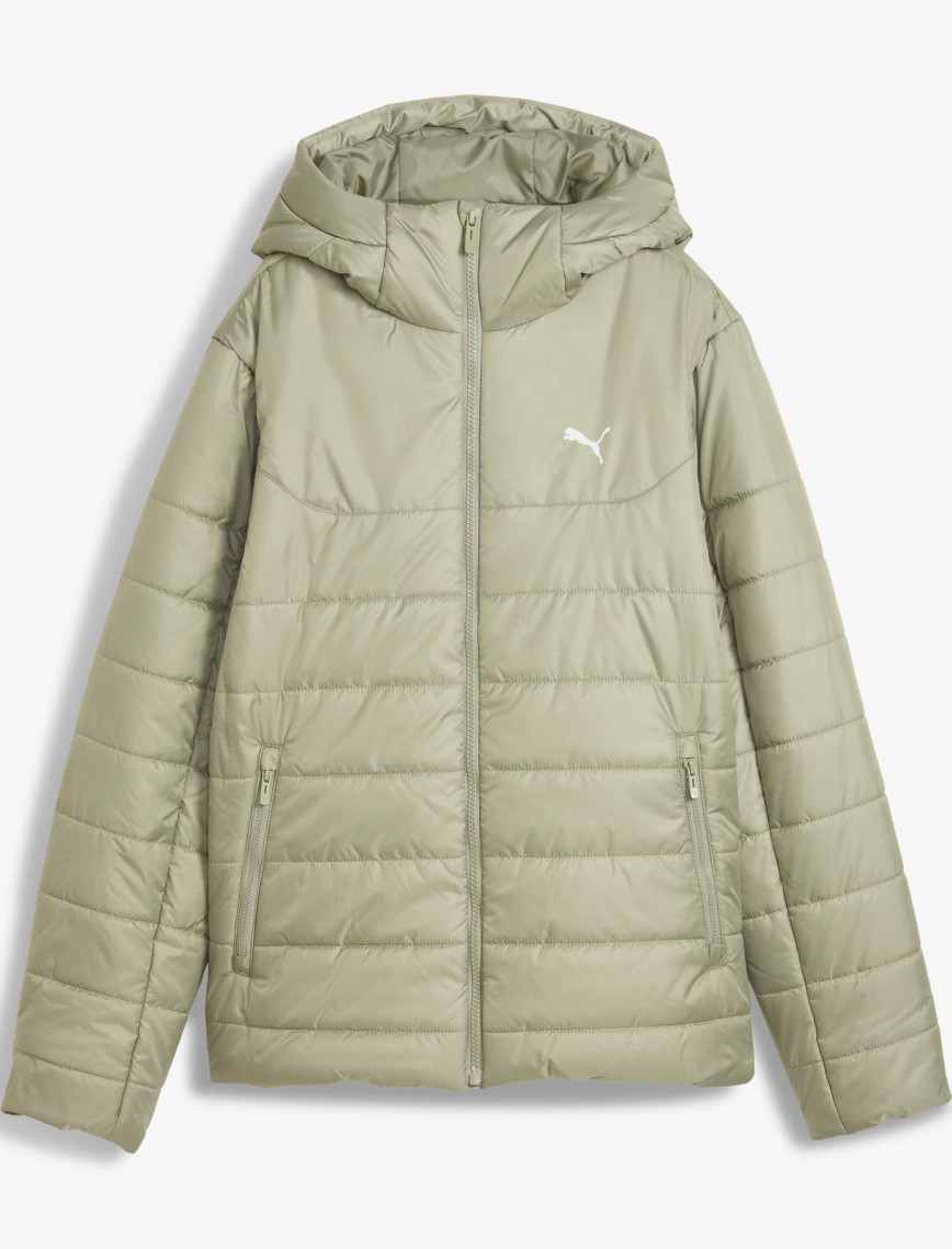 Puma Ess Hooded Padded Kadın Yeşil Mont Puma Ess Hooded Padded Kadın Yeşil Mont