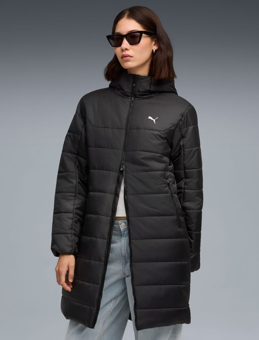 Puma Ess Hooded Padded Kadın Siyah Ceket Puma Ess Hooded Padded Kadın Siyah Ceket