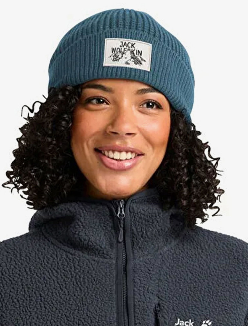 Jack Wolfskin Badge Unisex Mavi Outdoor Bere Jack Wolfskin Badge Unisex Mavi Outdoor Bere