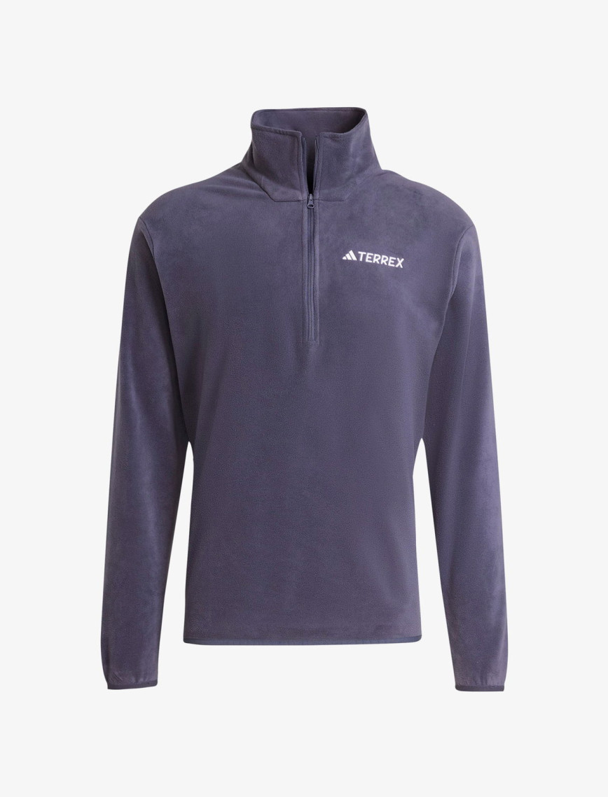 adidas Multi Essentials 1-2 Zip Fleece Erkek Mavi Yürüyüş Polar adidas Multi Essentials 1-2 Zip Fleece Erkek Mavi Yürüyüş Polar