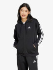 adidas Essentials 3 Stripes Full Zip Kadın Siyah Polar adidas Essentials 3 Stripes Full Zip Kadın Siyah Polar
