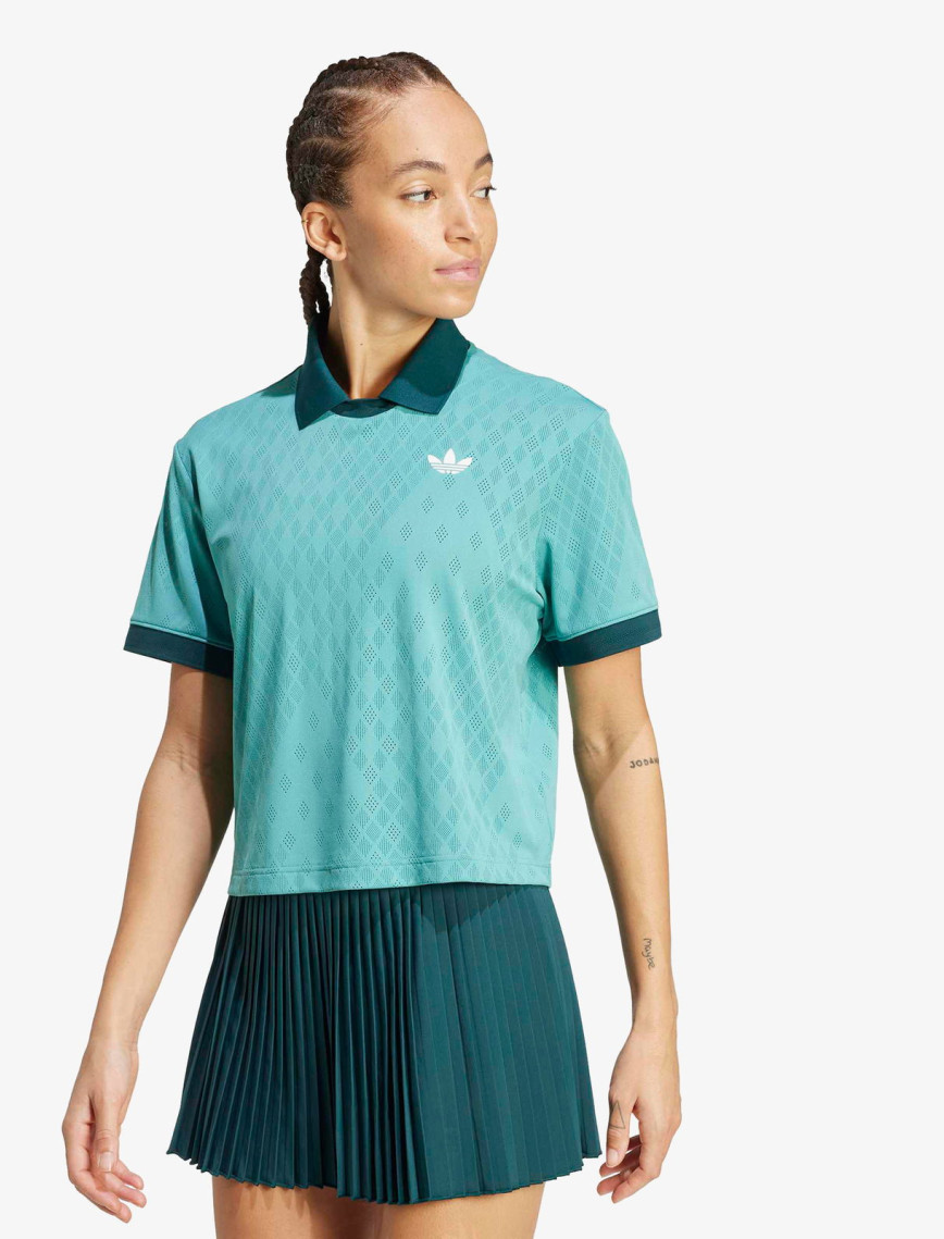 adidas Tennis Pro Climacool Kadın Yeşil Tenis Polo adidas Tennis Pro Climacool Kadın Yeşil Tenis Polo