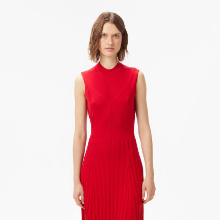 Tommy Hilfiger Lyocell Silk Mock Midi Kadın Kırmızı Elbise Tommy Hilfiger Lyocell Silk Mock Midi Kadın Kırmızı Elbise