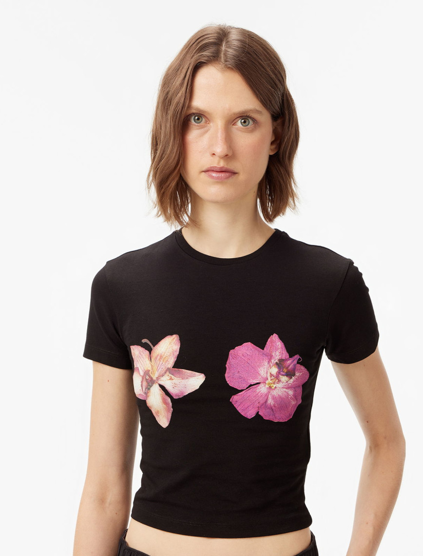 Les Benjamins Fitted 016 Kadın Siyah T-Shirt Les Benjamins Fitted 016 Kadın Siyah T-Shirt