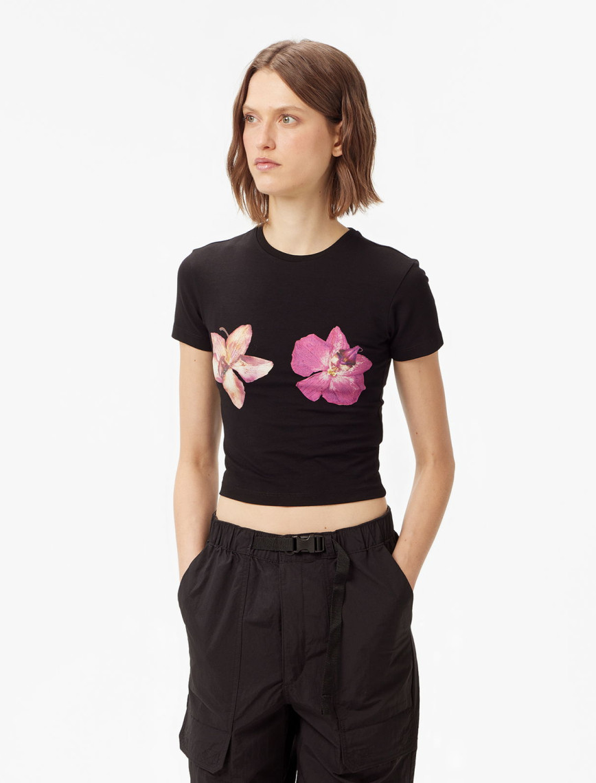 Les Benjamins Fitted 016 Kadın Siyah T-Shirt Les Benjamins Fitted 016 Kadın Siyah T-Shirt