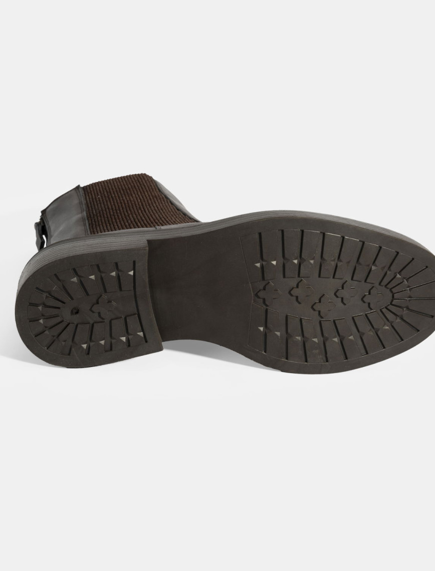 Kadın Kahve Lastikli Deri Chelsea Bot Kadın Kahve Lastikli Deri Chelsea Bot