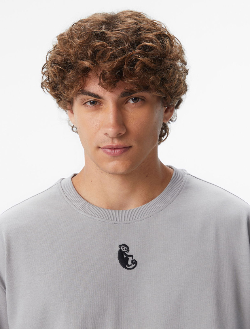 UNITED4 x Monkey Project Dj Unisex Gri T-Shirt UNITED4 x Monkey Project Dj Unisex Gri T-Shirt