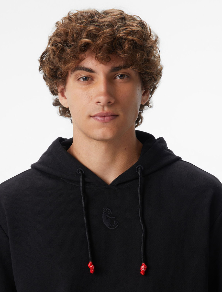 UNITED4 x Monkey Project We Are Family Unisex Siyah Sweatshirt UNITED4 x Monkey Project We Are Family Unisex Siyah Sweatshirt