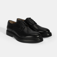 Erkek Siyah Bağcıklı Klasik Deri Ayakkabı Erkek Siyah Bağcıklı Klasik Deri Ayakkabı