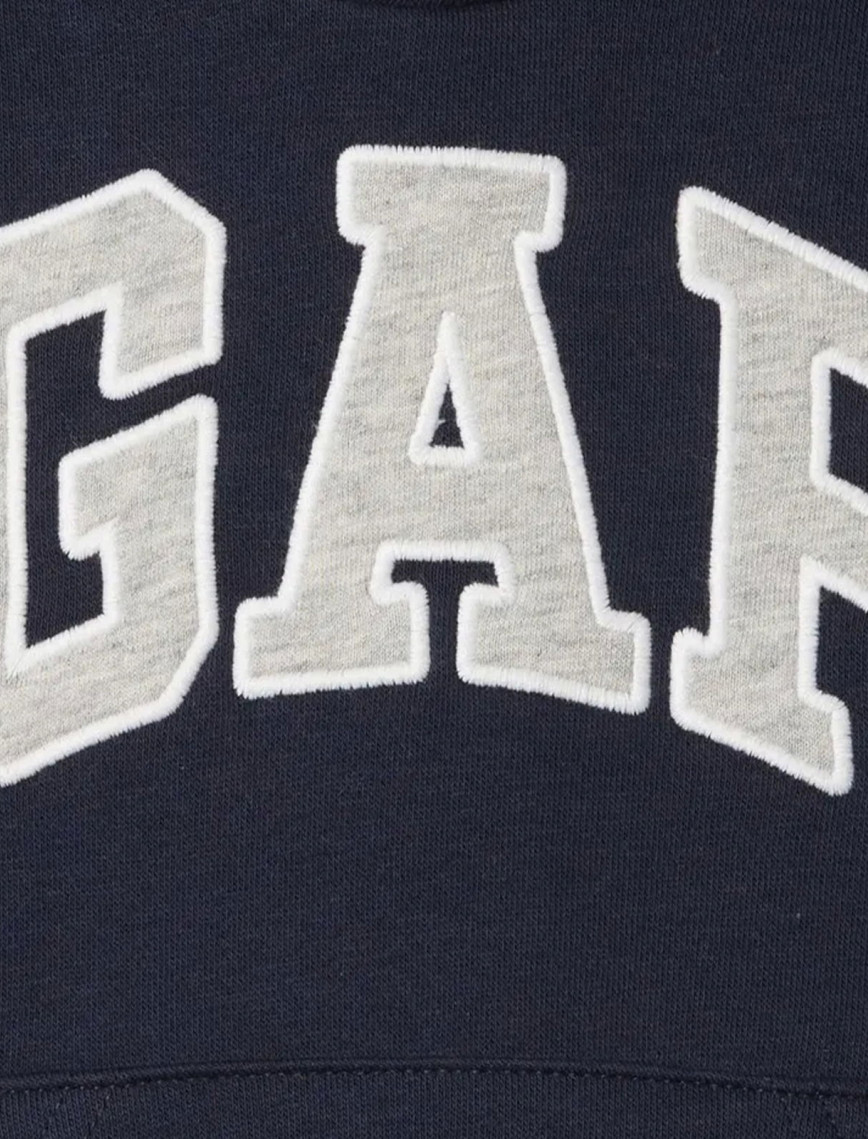 Gap V-Logo Bebek Lacivert Kapüşonlu Sweatshirt Gap V-Logo Bebek Lacivert Kapüşonlu Sweatshirt