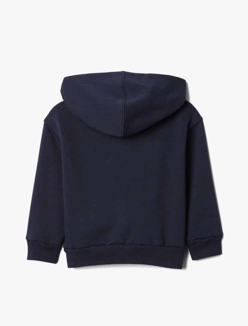 Gap V-Logo Bebek Lacivert Kapüşonlu Sweatshirt Gap V-Logo Bebek Lacivert Kapüşonlu Sweatshirt
