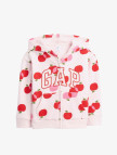 Gap V-Logo Fermuarlı Çocuk Pembe Sweatshirt Gap V-Logo Fermuarlı Çocuk Pembe Sweatshirt