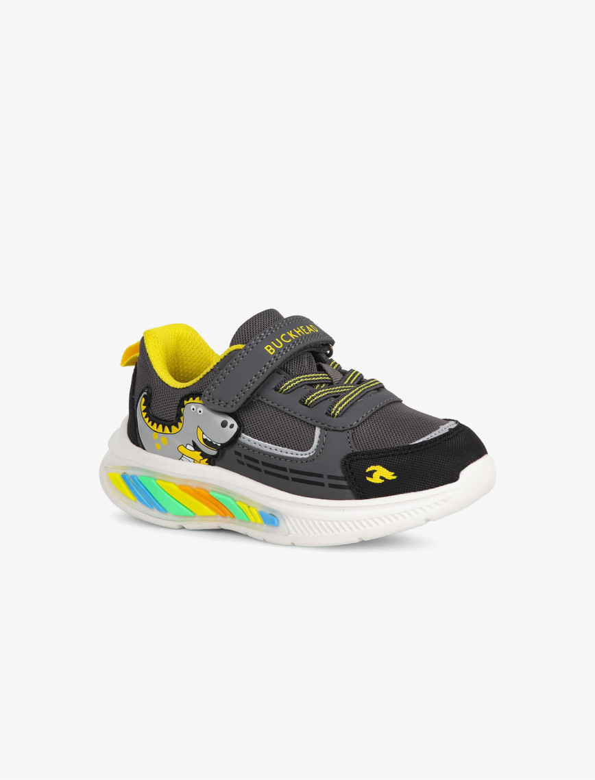 Buckhead Rex Çocuk Gri Işıklı Spor Ayakkabı Buckhead Rex Çocuk Gri Işıklı Spor Ayakkabı