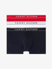 Tommy Hilfiger Bel Lastikli Logolu Erkek Siyah/Beyaz/Kırmızı 3'lü Boxer Tommy Hilfiger Bel Lastikli Logolu Erkek Siyah/Beyaz/Kırmızı 3'lü Boxer