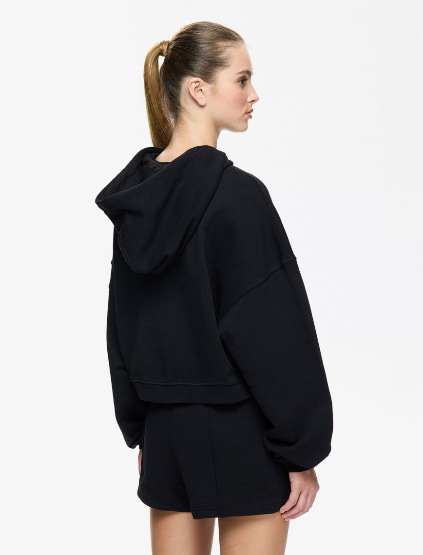 Les Benjamins Kadın Siyah Sweatshirt Les Benjamins Kadın Siyah Sweatshirt