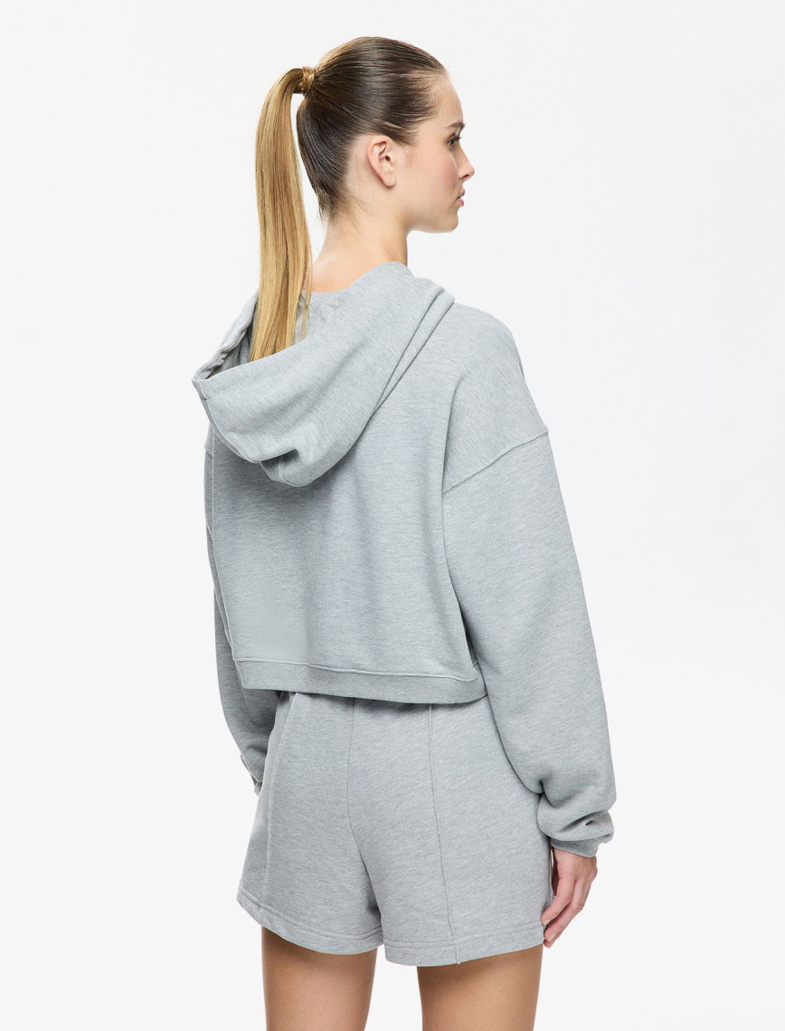 Les Benjamins Kadın Gri Sweatshirt Les Benjamins Kadın Gri Sweatshirt