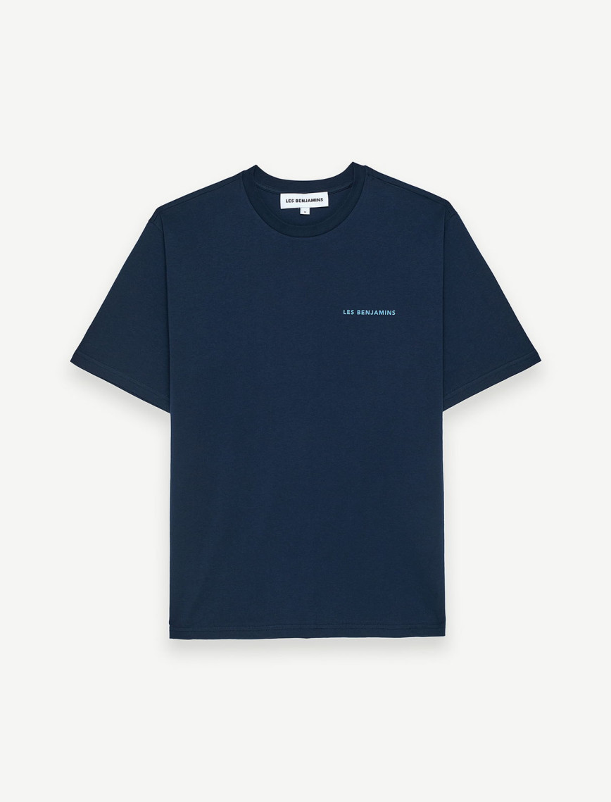 Les Benjamins Erkek Mavi T-Shirt Les Benjamins Erkek Mavi T-Shirt