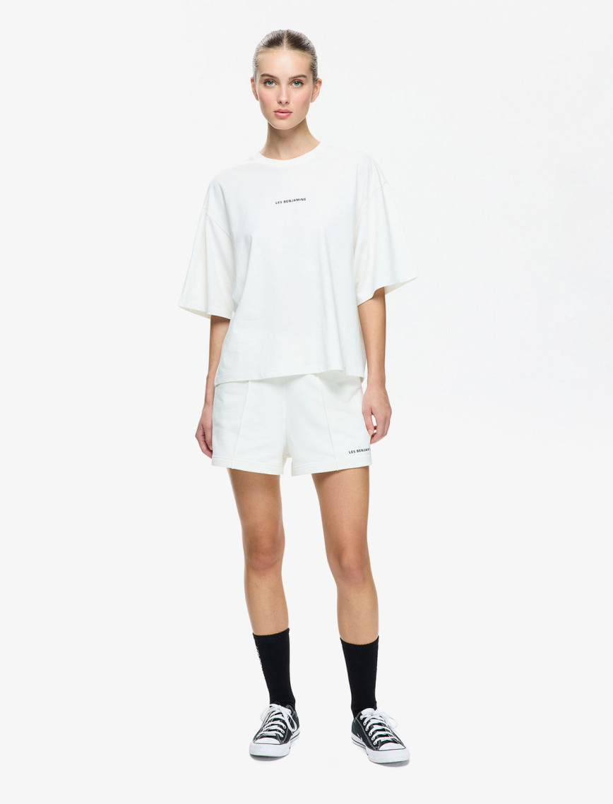 Les Benjamins Kadın Beyaz T-Shirt Les Benjamins Kadın Beyaz T-Shirt